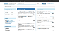 Desktop Screenshot of knihovna-uo.cz