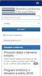 Mobile Screenshot of knihovna-uo.cz